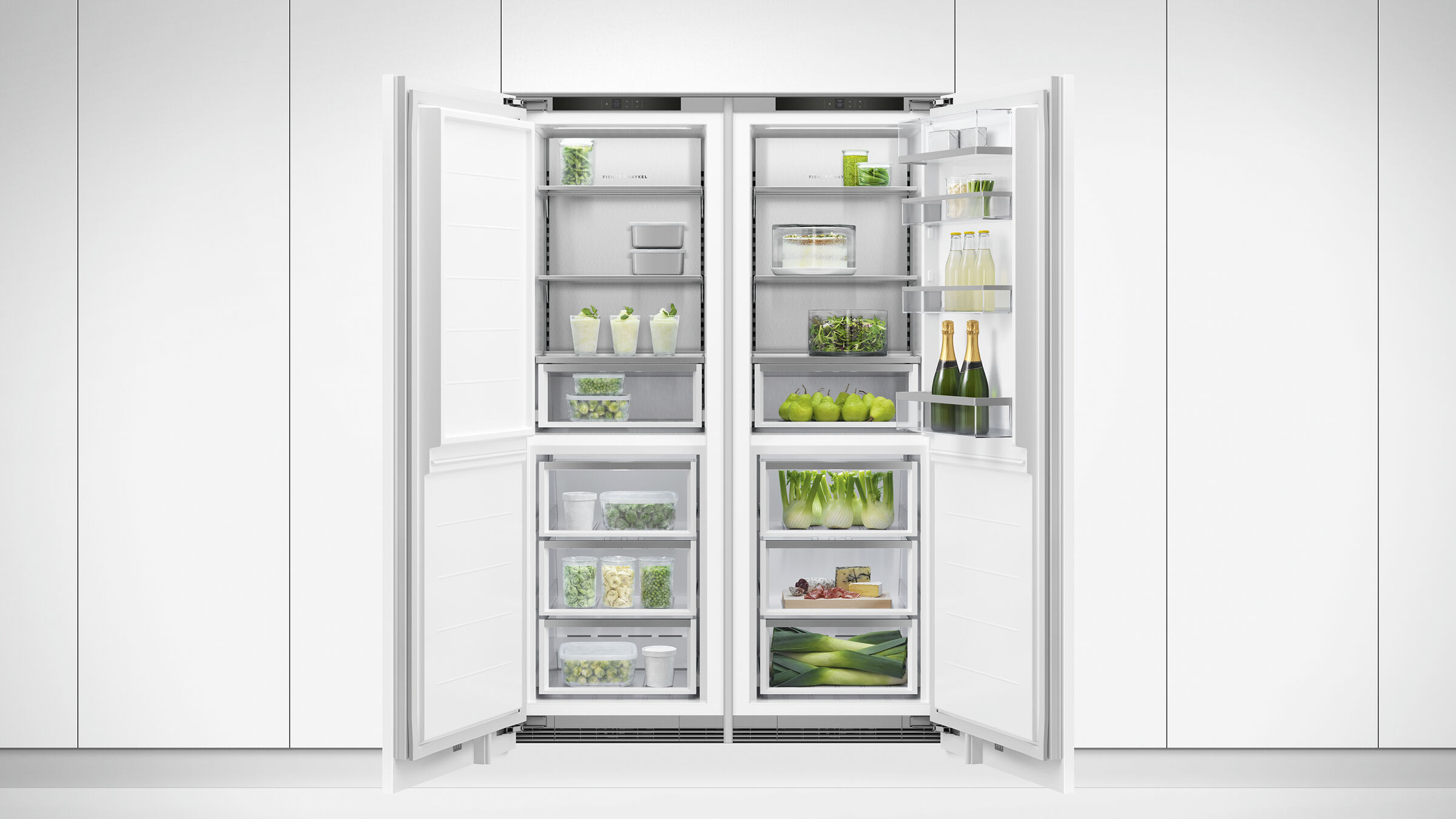 RS6019F2L1 - Integrated Dual Zone Freezer, 60cm | Fisher & Paykel