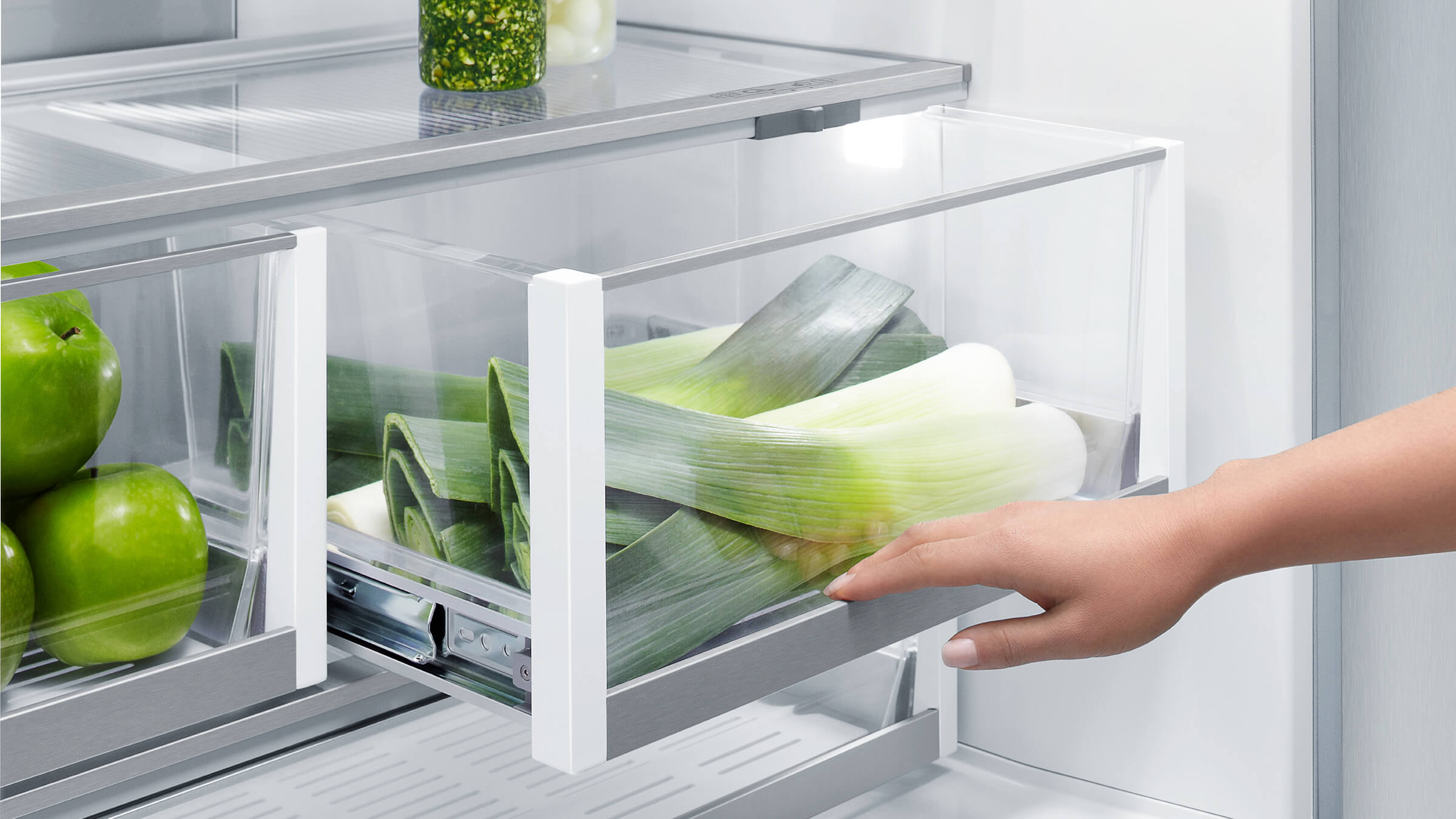 RS90AU2 ActiveSmart Fridge 90cm French Door Slide in with Ice Water Fisher Paykel Hong Kong
