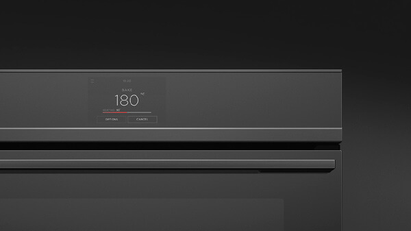 Black Minimal Built-in Oven