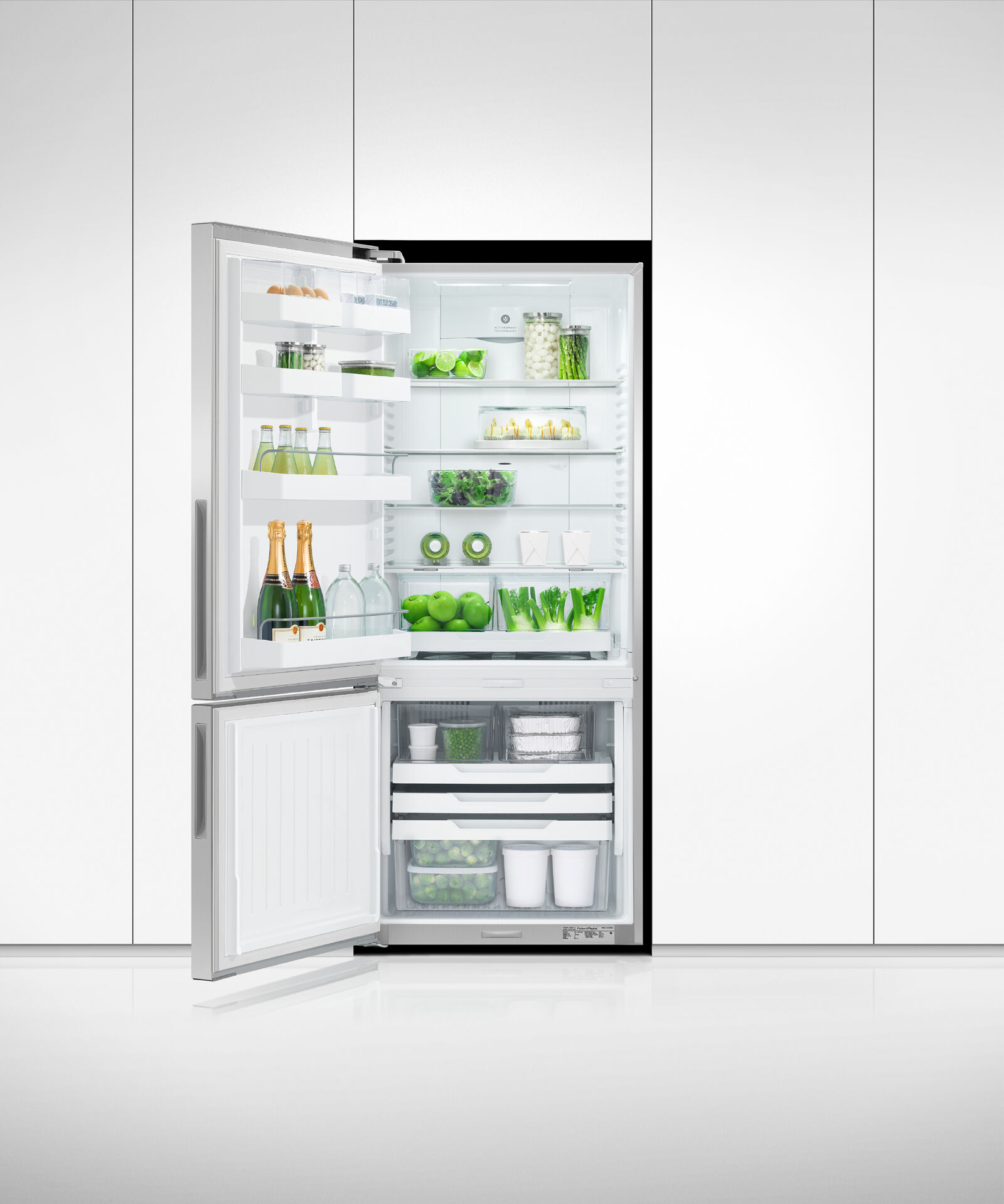 Freestanding Refrigerator Freezer, 68cm, gallery image 4.0