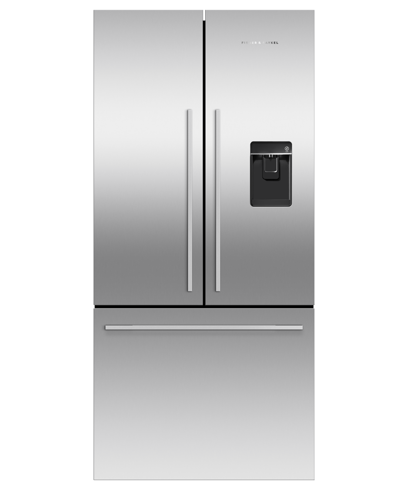 Freestanding French Door Refrigerator Freezer, 79cm, Ice & Water gallery image 1.0
