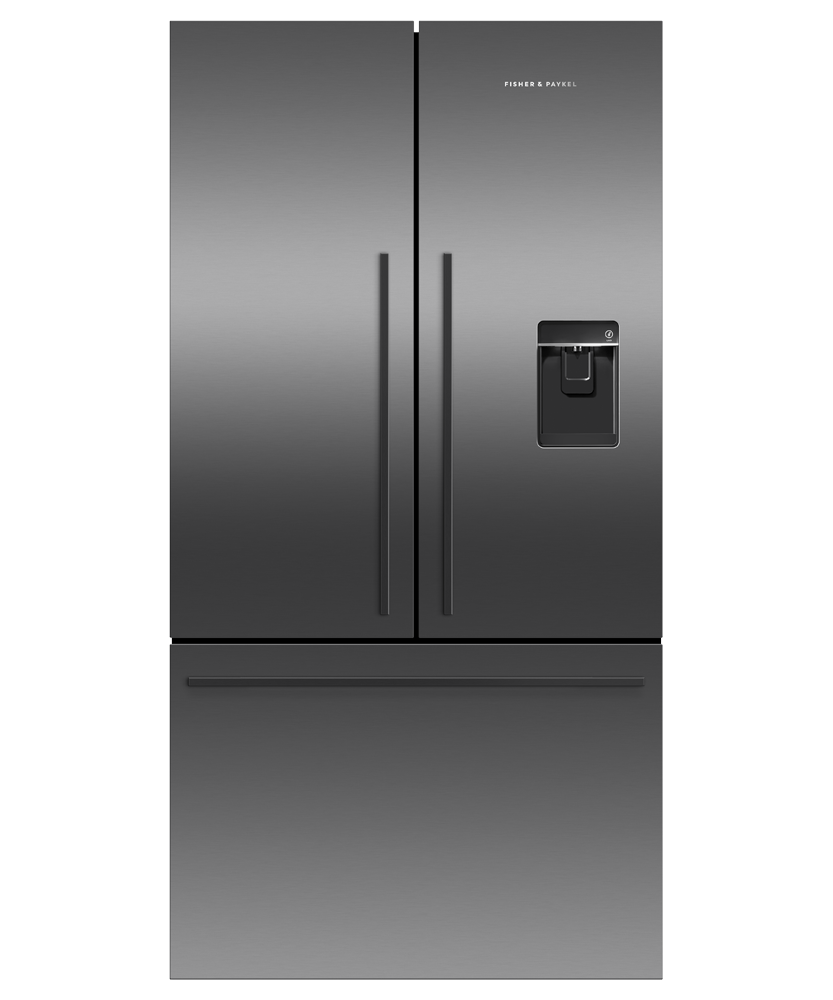黑色法式對開門雪櫃, 90cm, 自動製冰和冰水, gallery image 1.0