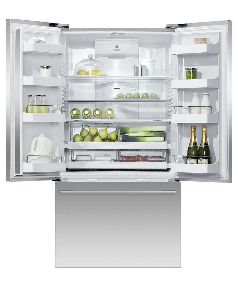 Freestanding French Door Refrigerator Freezer, 90cm, Ice & Water gallery image 2.0