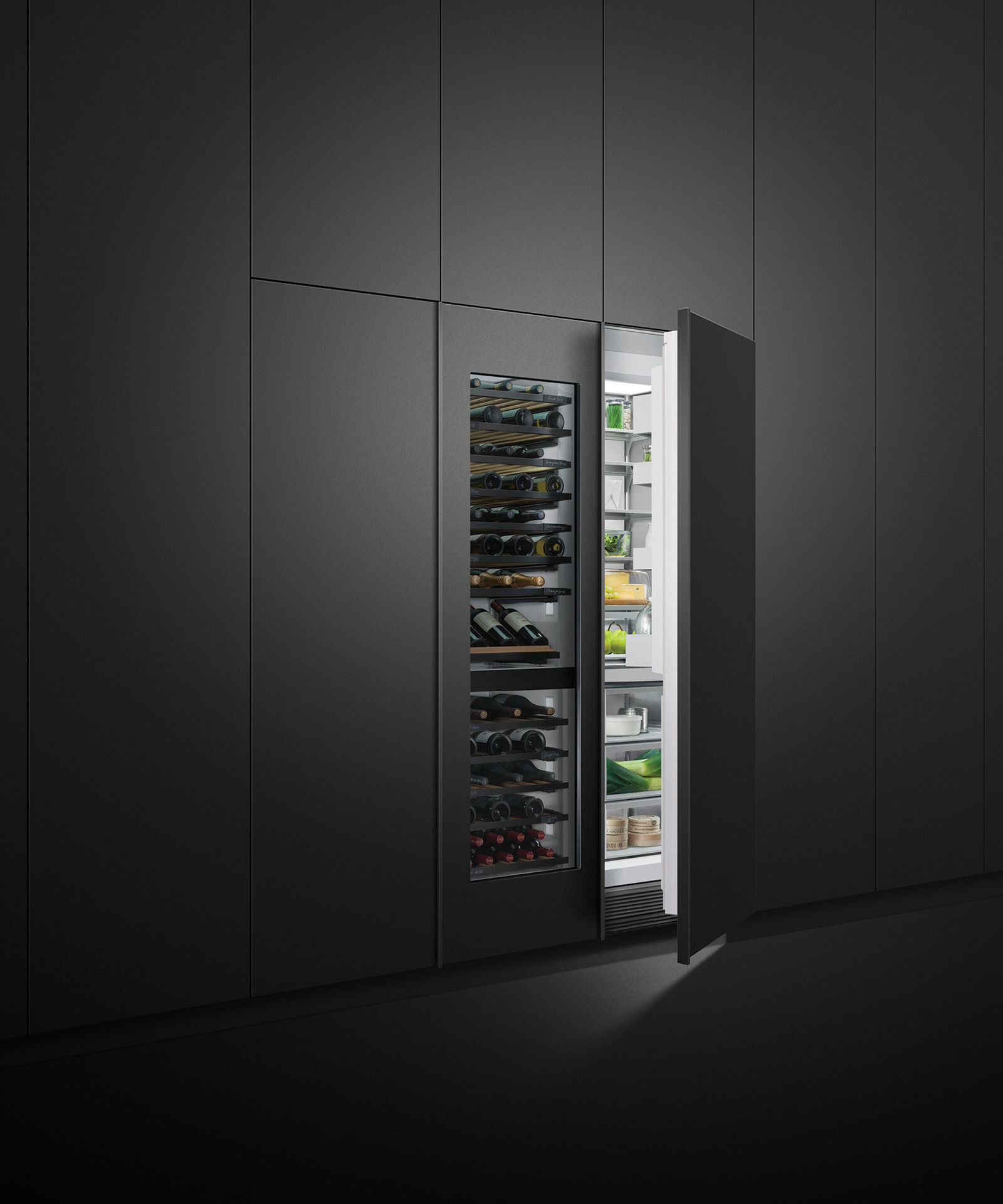 嵌入式立式冷凍櫃, 61cm, 自動製冰 gallery image 13.0