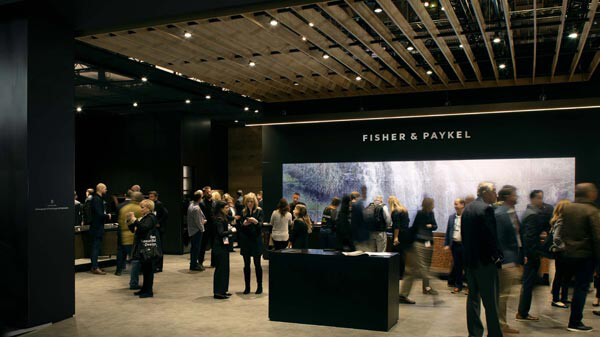People Viewing Appliances at a Fisher & Paykel Experience Center.